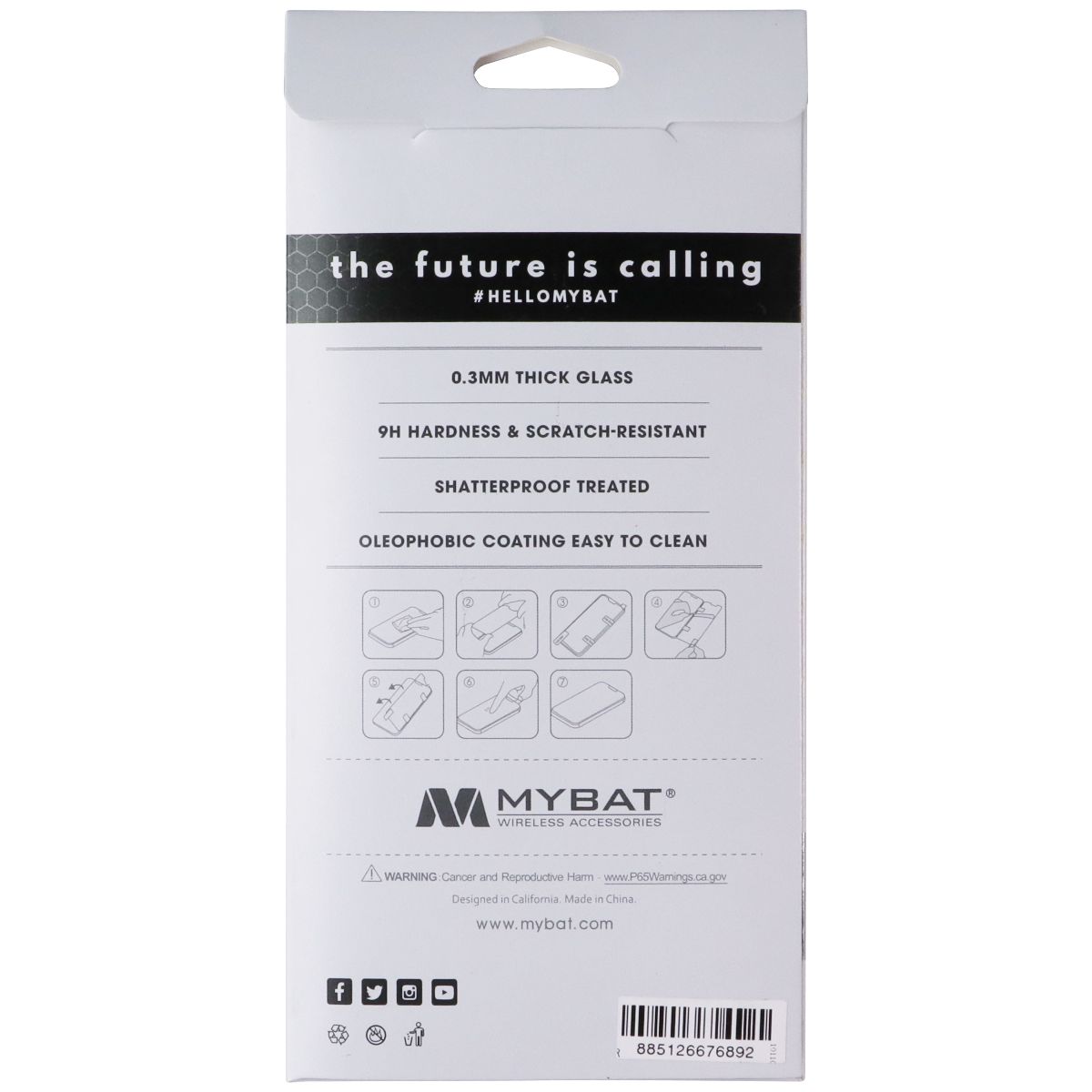 MyBat 9H Tempered Glass Screen Protector for LG K22 - Clear