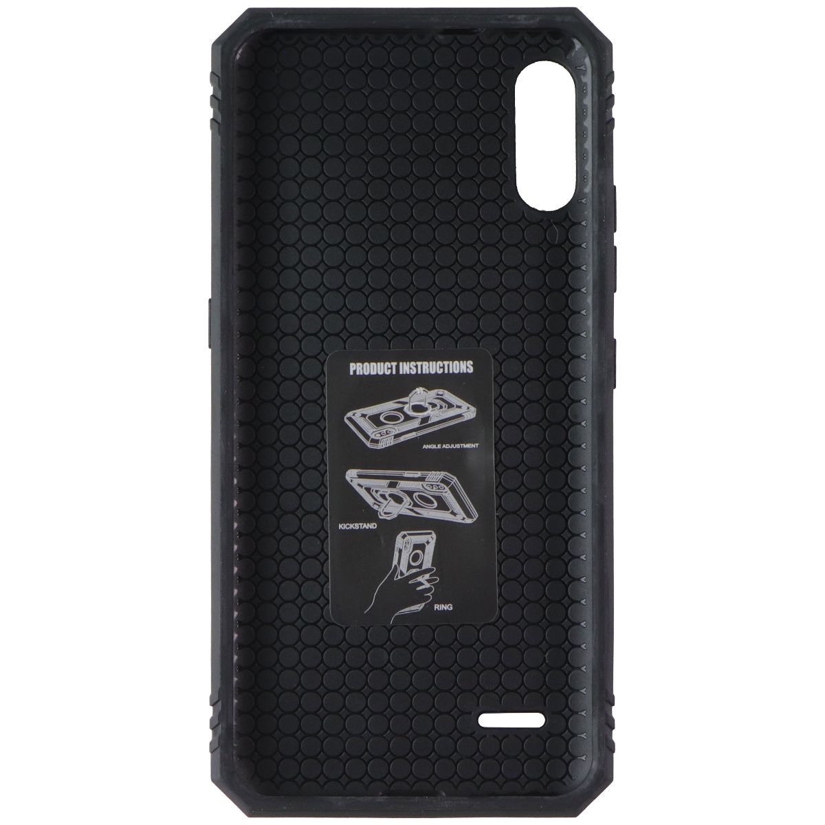 MyBat Pro Anti-Drop Series Ring Stand Case for LG K22 - Rose Gold / Black Cell Phone - Cases, Covers & Skins MyBat Pro - Simple Cell Bulk Wholesale Pricing - USA Seller