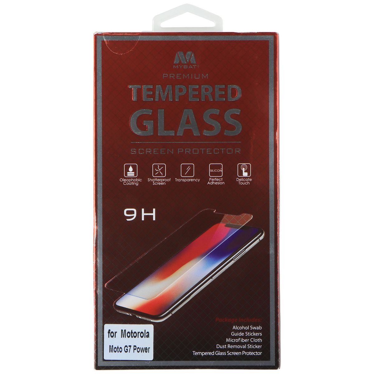 MyBat Tempered Glass Screen Protector for Motorola Moto G7 Power - Clear Cell Phone - Screen Protectors MyBat - Simple Cell Bulk Wholesale Pricing - USA Seller