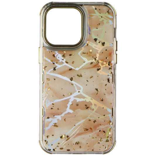 MyBat Pro Tuff Kleer Series Case for Apple iPhone 14 Pro Max - Tan Marbling Cell Phone - Cases, Covers & Skins MyBat Pro - Simple Cell Bulk Wholesale Pricing - USA Seller