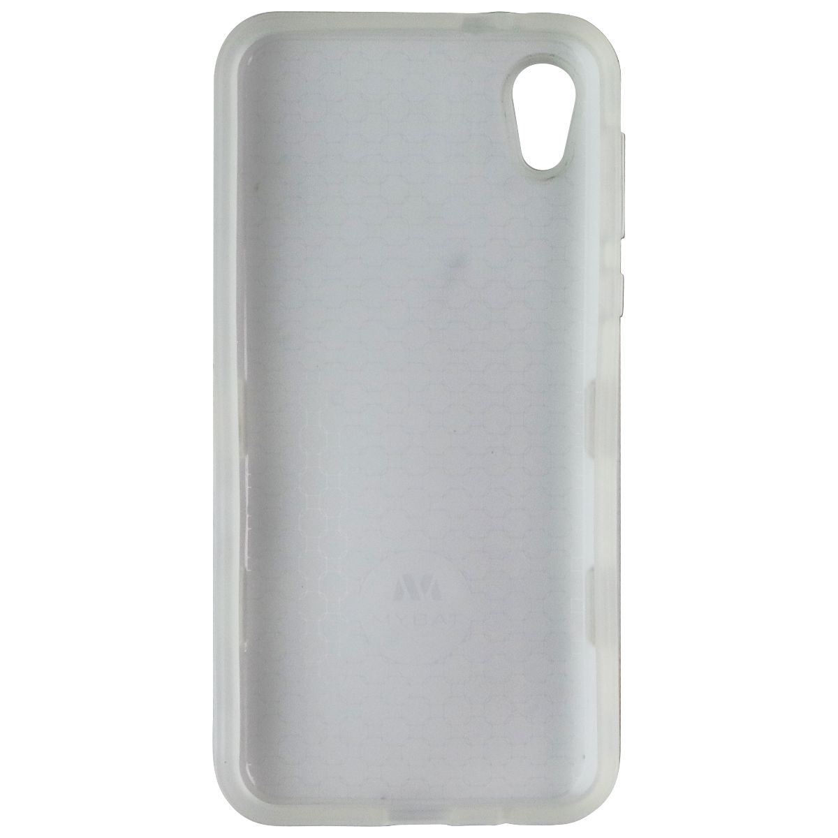 MyBat Premium Dual Layer Case for Motorola Moto E6 - Orange/Gray Marble