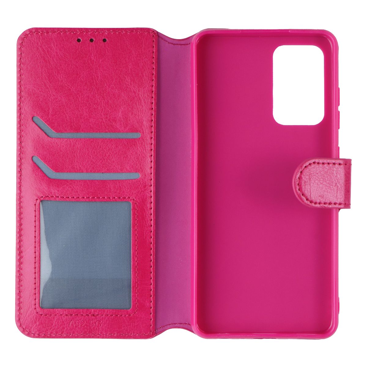 MyBat MyJacket Wallet Folio Case for Samsung Galaxy A52 (5G) - Pink Leather Cell Phone - Cases, Covers & Skins MyBat - Simple Cell Bulk Wholesale Pricing - USA Seller