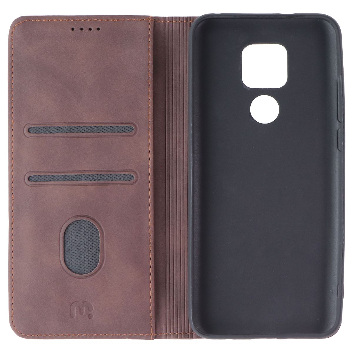 MyBat Pro Executive Series Case for Motorola Moto G Play (2021) - Brown Leather Cell Phone - Cases, Covers & Skins MyBat Pro - Simple Cell Bulk Wholesale Pricing - USA Seller
