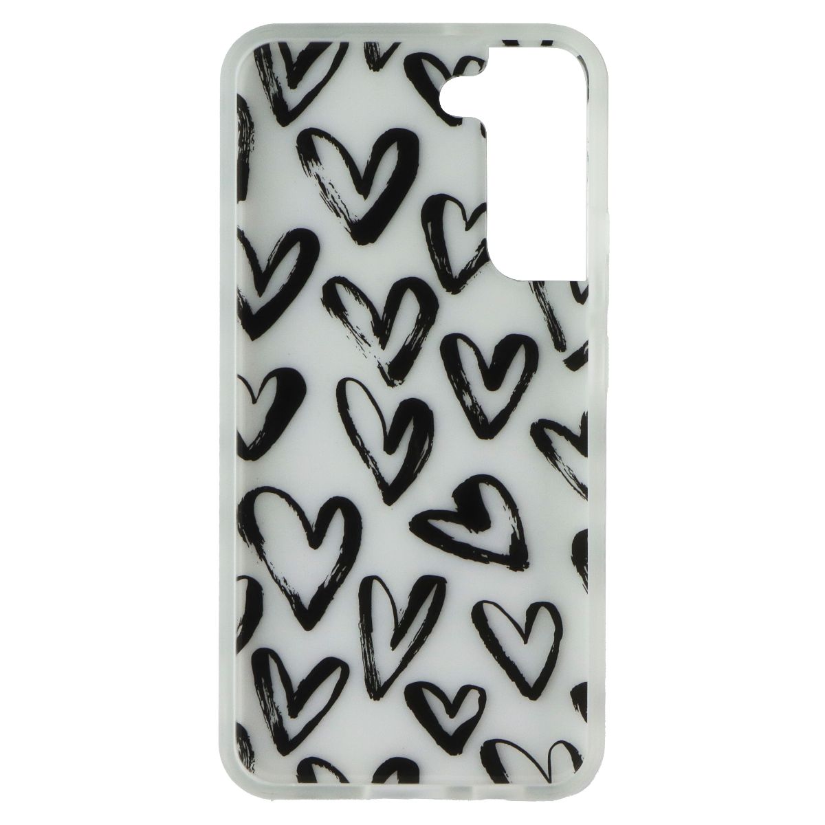 MyBat Pro Mood Series Case for Samsung Galaxy (S22+) - Black Hearts/Clear Cell Phone - Cases, Covers & Skins MyBat Pro - Simple Cell Bulk Wholesale Pricing - USA Seller