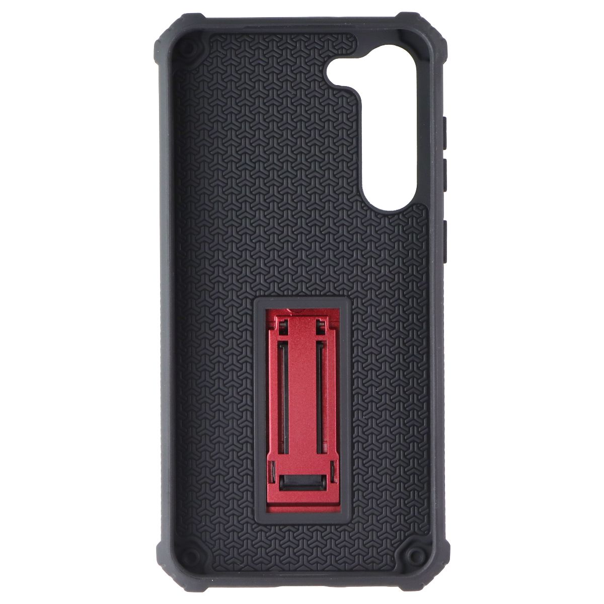 MyBat Rugged Kickstand Case for Samsung Galaxy S23 Plus - Red / Black