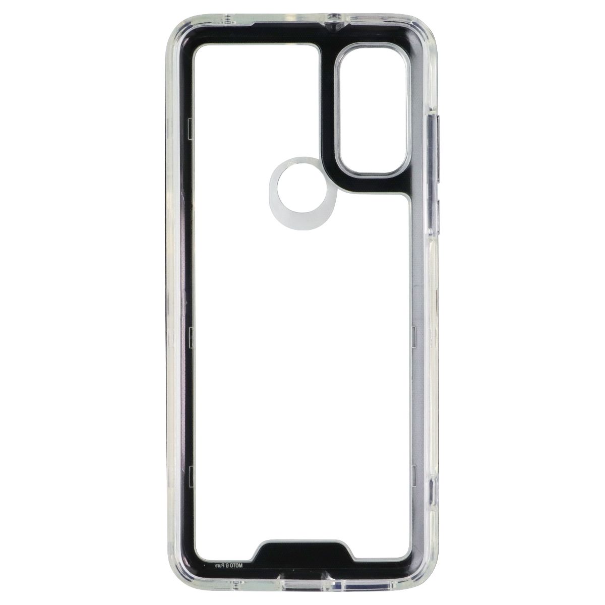 MyBat Pro Lux Series Case For Motorola Moto G Pure - Black/Clear Cell Phone - Cases, Covers & Skins MyBat Pro - Simple Cell Bulk Wholesale Pricing - USA Seller