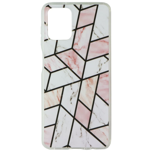 MyBat Pro Fusion Series Case for Samsung Galaxy A12 - Pink Marble Cell Phone - Cases, Covers & Skins MyBat Pro - Simple Cell Bulk Wholesale Pricing - USA Seller