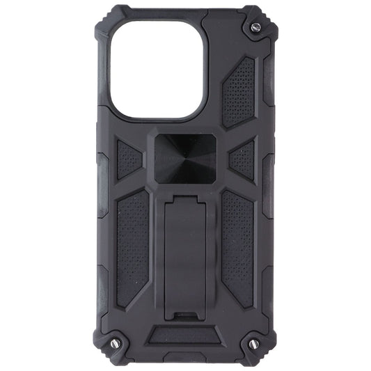 MyBat Sturdy Hybrid Series Case with Kickstand for Apple iPhone 14 Pro - Black