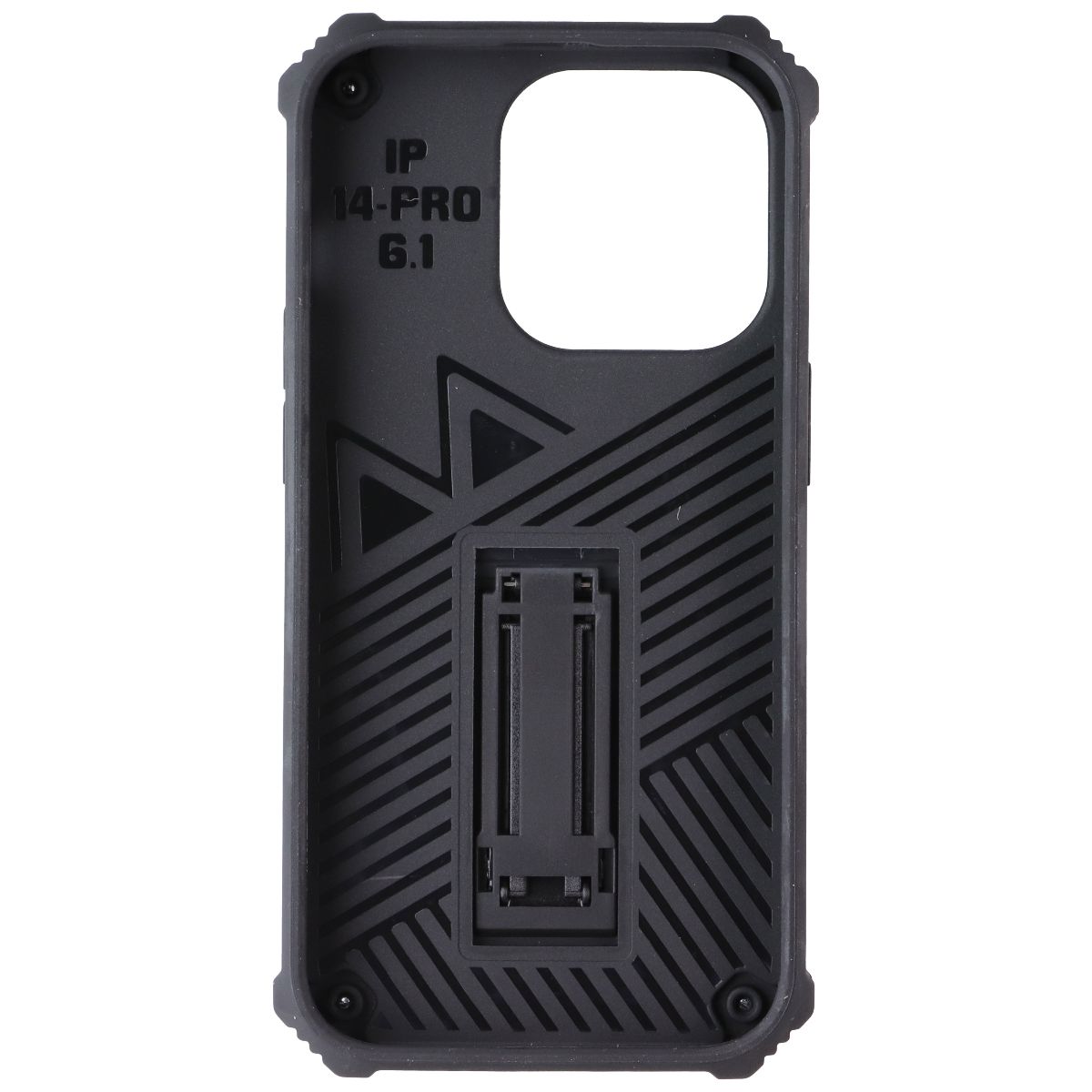MyBat Sturdy Hybrid Series Case with Kickstand for Apple iPhone 14 Pro - Black
