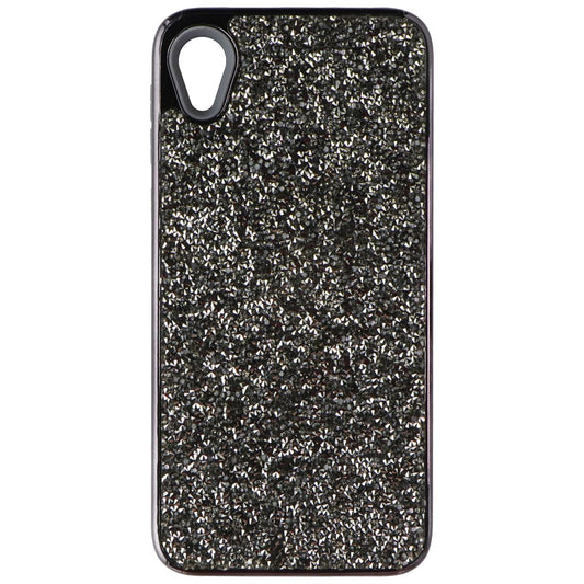 Mybat Encrusted Rhinestones Hybrid Case for Motorola Moto E6 - Gun Metal