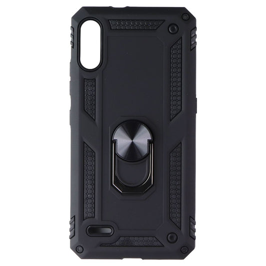Mybat Rugged Case with Ring Stand for LG K22 - Black