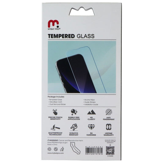Mybat Pro Tempered Glass Screen Protector for Apple iPhone 14 Pro - Clear Cell Phone - Screen Protectors MyBat Pro - Simple Cell Bulk Wholesale Pricing - USA Seller