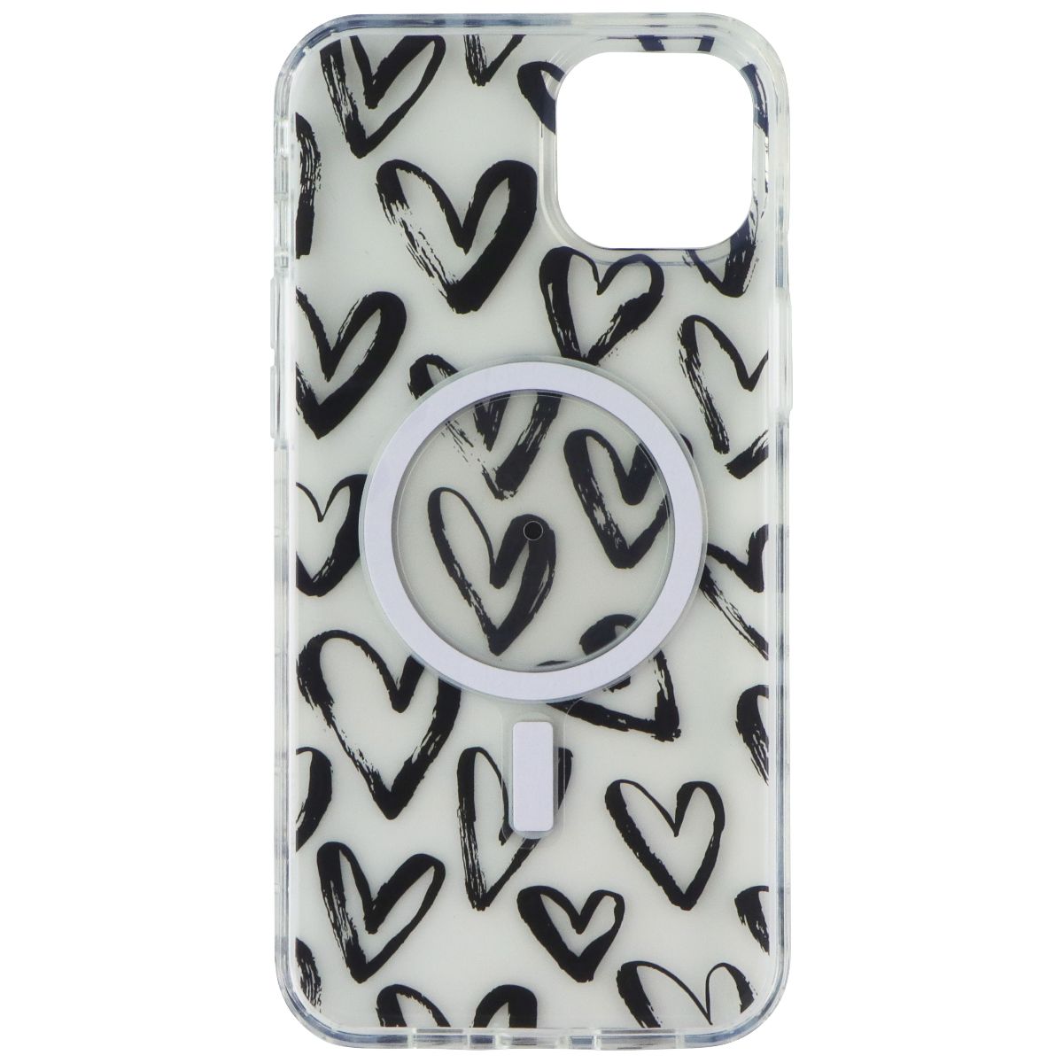 MyBat Pro Mood Series Case for MagSafe for iPhone 14 Plus - Black Hearts Cell Phone - Cases, Covers & Skins MyBat Pro - Simple Cell Bulk Wholesale Pricing - USA Seller