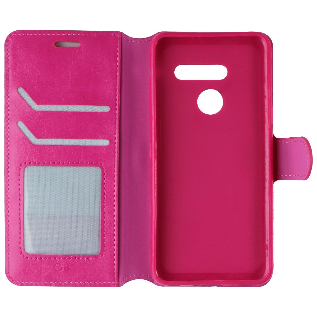 MyBat MyJacket Wallet Element Series Case for LG G8 Thinq - Hot Pink