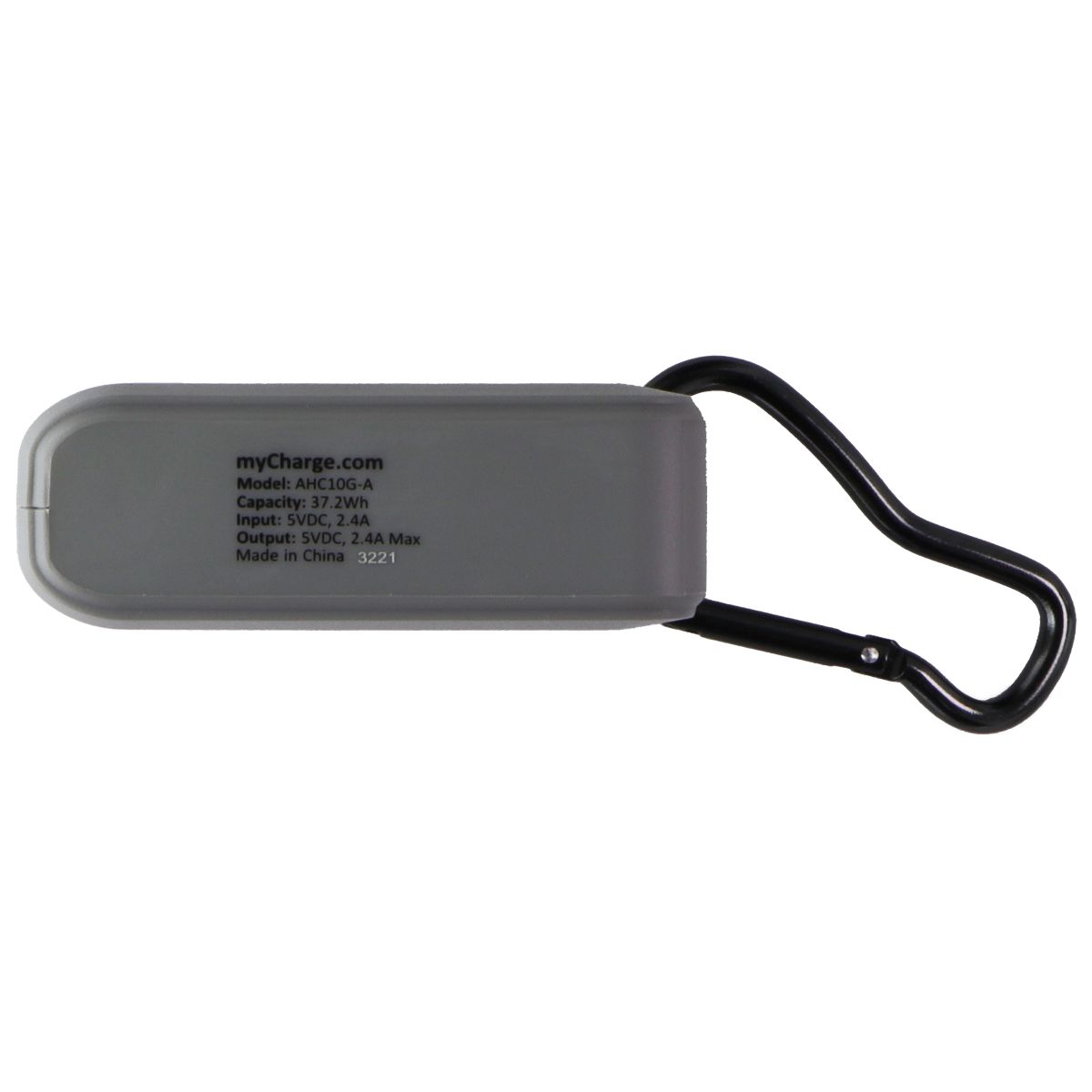 myCharge Adventure H20 Portable Charger (10,050mAh) - Gray/Black Cell Phone - Chargers & Cradles myCharge - Simple Cell Bulk Wholesale Pricing - USA Seller