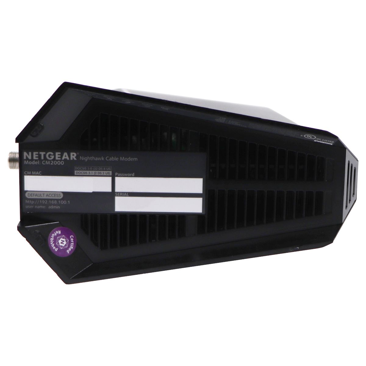 NETGEAR Nighthawk Multi-Gig Cable Modem (CM2000) - Up to 2.5Gbps - DOCSIS 3.1 Networking - Wireless Wi-Fi Routers Netgear - Simple Cell Bulk Wholesale Pricing - USA Seller