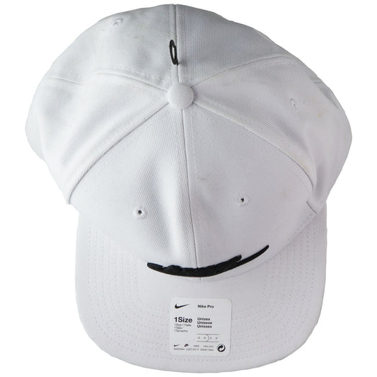 Nike Pro Futura Snapback Hat - ONE SIZE - White/Pine Green/Black (891284-100) Unisex Accessories - Hats Nike - Simple Cell Bulk Wholesale Pricing - USA Seller