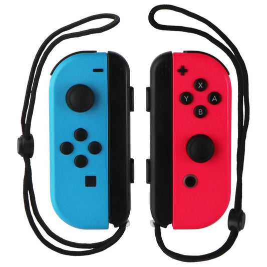 Nintendo Joy-Con Controllers with Straps - Left Neon Blue/Right Red (HAC-015/16) Gaming/Console - Controllers & Attachments Nintendo - Simple Cell Bulk Wholesale Pricing - USA Seller