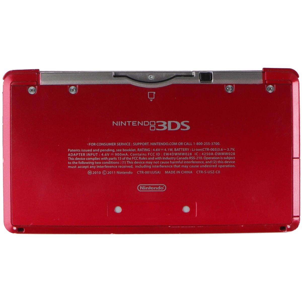 Nintendo 3DS Handheld Gaming System - Flame Red (CTR-001) Gaming/Console - Video Game Consoles Nintendo - Simple Cell Bulk Wholesale Pricing - USA Seller