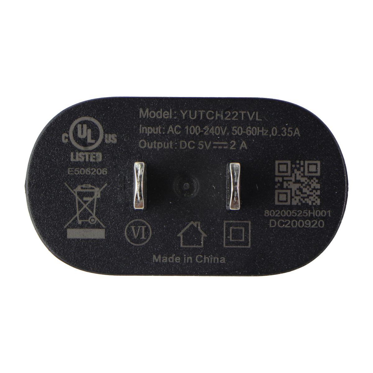 Nokia (5V/2A) Single USB Wall Charger Power Adapter - Black (YUTCH22TVL) Cell Phone - Chargers & Cradles Nokia - Simple Cell Bulk Wholesale Pricing - USA Seller