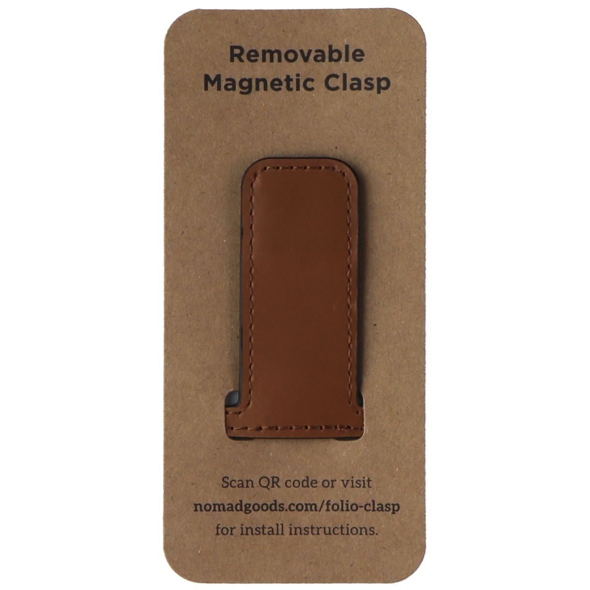 Nomad Modern Leather Folio Case for MagSafe for iPhone 15 Pro - English Tan Cell Phone - Cases, Covers & Skins Nomad - Simple Cell Bulk Wholesale Pricing - USA Seller