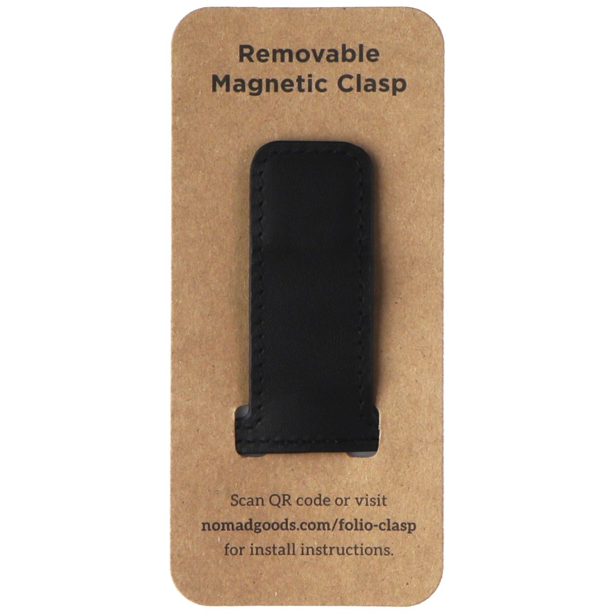 Nomad Modern Leather Folio Case for MagSafe for iPhone 15 Pro Max - Black Cell Phone - Cases, Covers & Skins Nomad - Simple Cell Bulk Wholesale Pricing - USA Seller