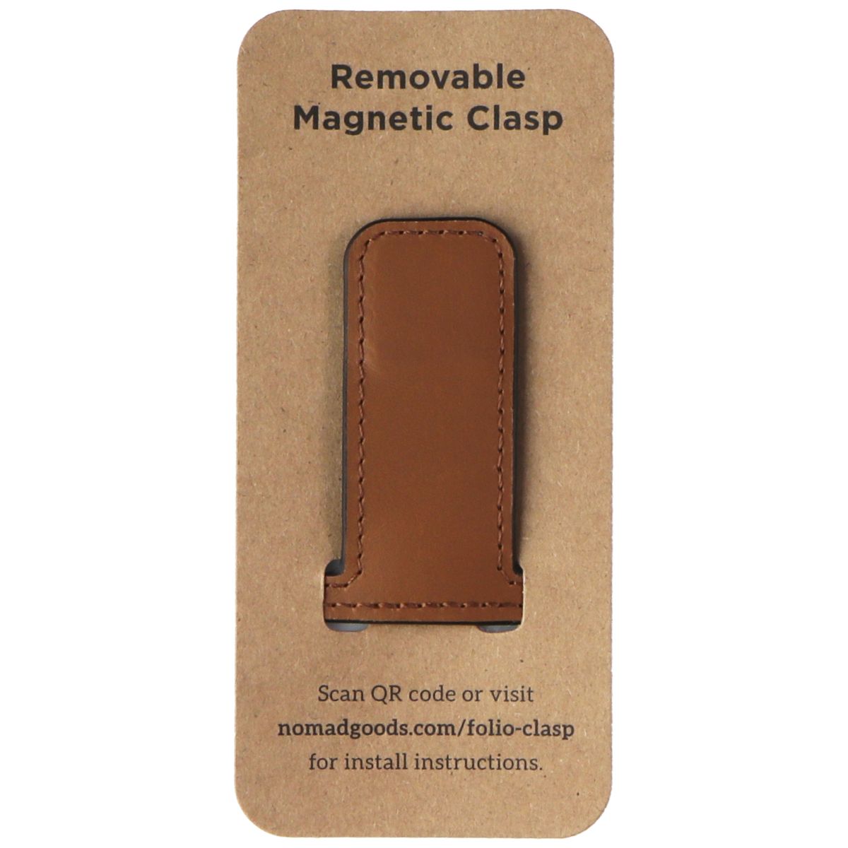 Nomad Modern Leather Folio Case for MagSafe for iPhone 15 - English Tan Cell Phone - Cases, Covers & Skins Nomad - Simple Cell Bulk Wholesale Pricing - USA Seller