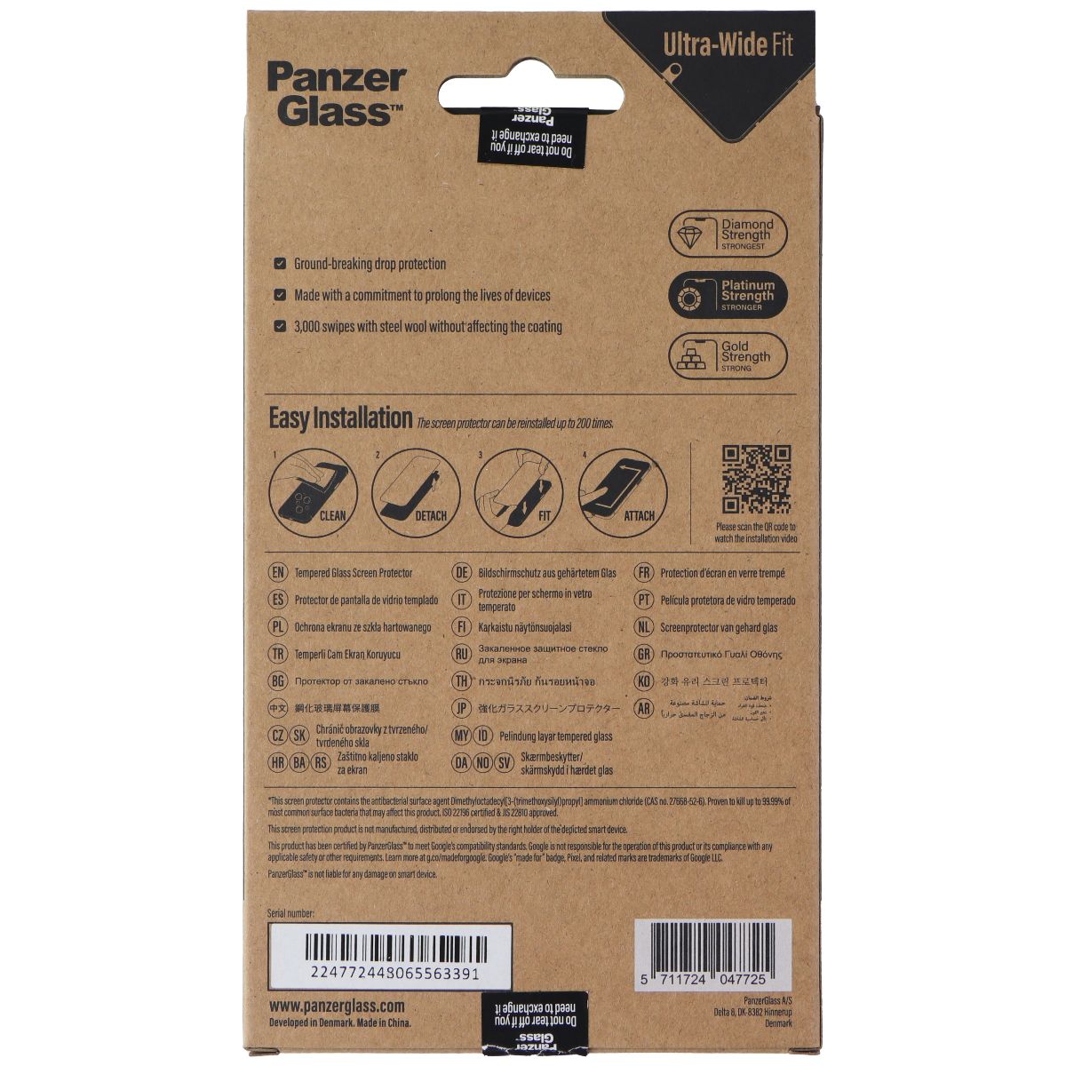 PanzerGlass Screen Protector for Google Pixel 7 (4772) Cell Phone - Screen Protectors PanzerGlass - Simple Cell Bulk Wholesale Pricing - USA Seller