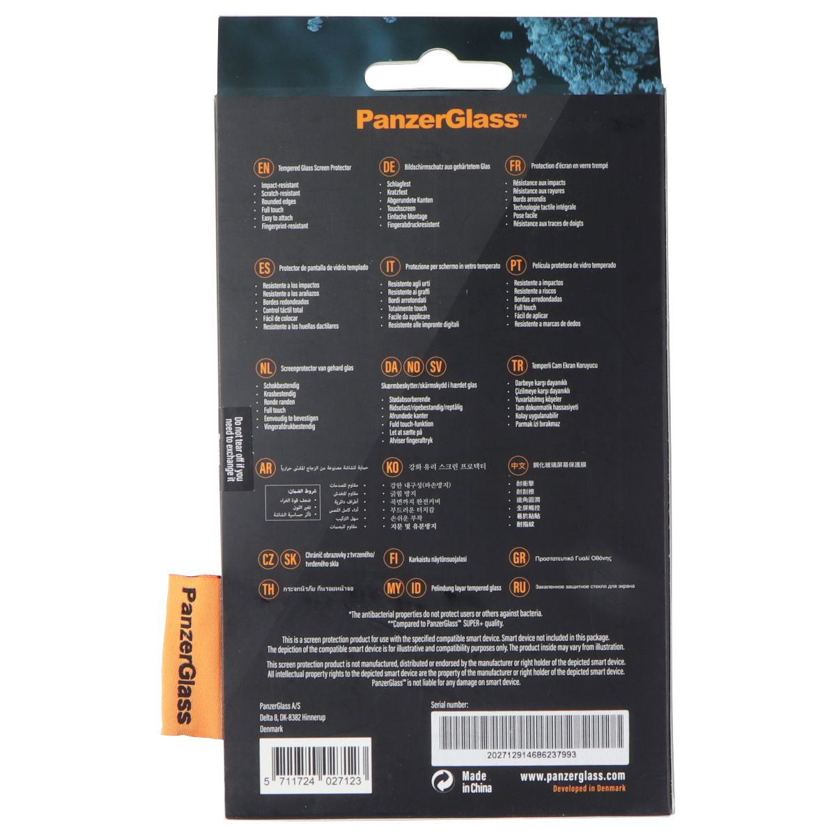 PanzerGlass Edge to Edge Screen Protector for iPhone 12 Pro Max - Black Edge Cell Phone - Screen Protectors PanzerGlass - Simple Cell Bulk Wholesale Pricing - USA Seller