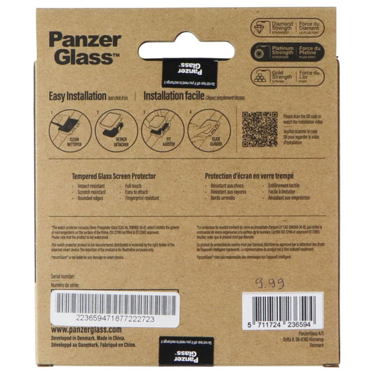 PanzerGlass 45mm Full Body Watch Protector for Apple Watch Series 8/7 - Black