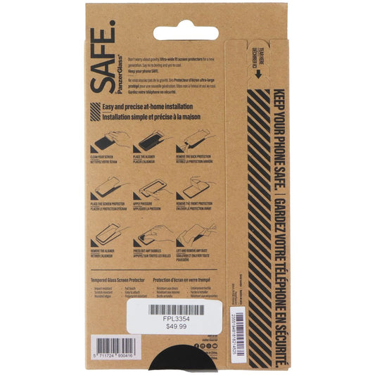 PanzerGlass SAFE. Series Tempered Glass Screen Protector for Google Pixel 8 Cell Phone - Screen Protectors PanzerGlass - Simple Cell Bulk Wholesale Pricing - USA Seller