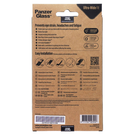 PanzerGlass Ultra-Wide Anti-Blue Screen Protector for Apple iPhone 14/13/13 Pro Cell Phone - Screen Protectors PanzerGlass - Simple Cell Bulk Wholesale Pricing - USA Seller