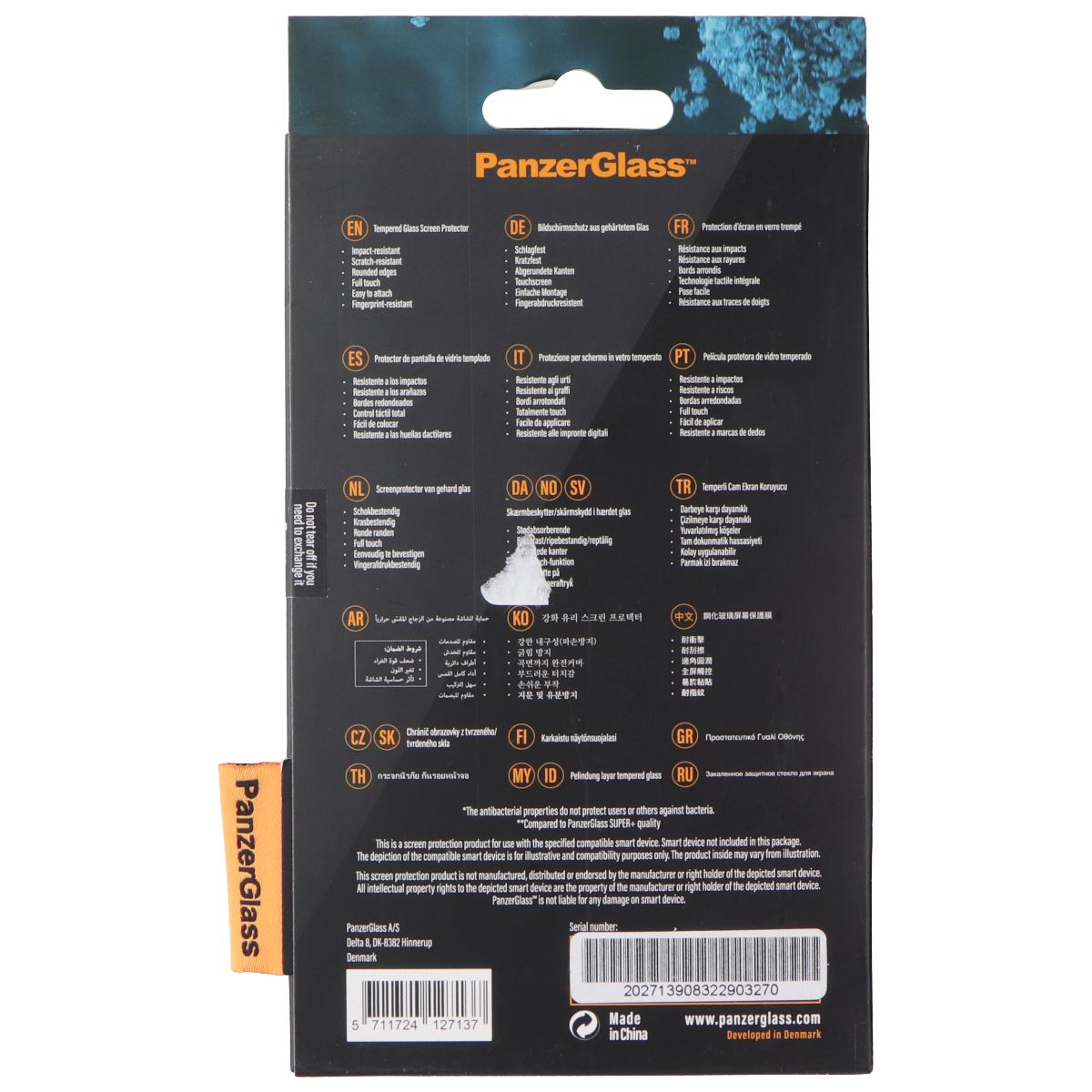 PanzerGlass Screen Protector w/ Cam Slider for Apple iPhone 12 Mini - Privacy Cell Phone - Screen Protectors PanzerGlass - Simple Cell Bulk Wholesale Pricing - USA Seller