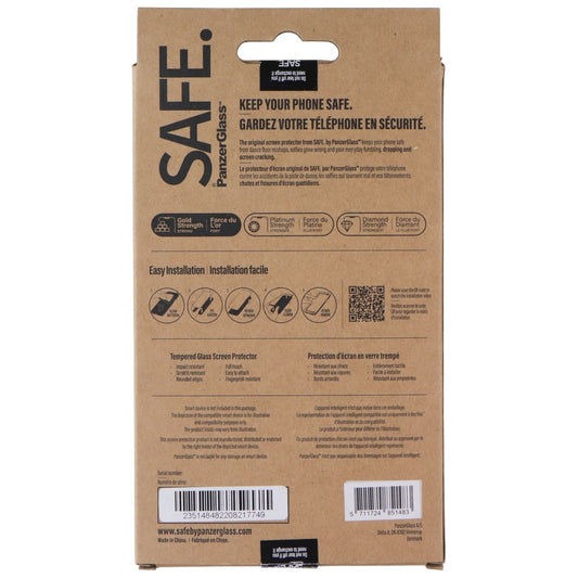 PanzerGlass SAFE Screen Protector for Apple iPhone 14/13/13 Pro Cell Phone - Screen Protectors PanzerGlass - Simple Cell Bulk Wholesale Pricing - USA Seller