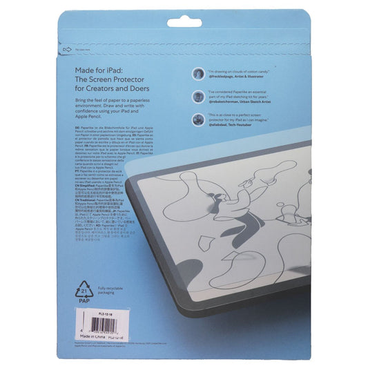 Paperlike 2.1 (2-Pack) Screen Protector for iPad Pro 12.9-inch (2018/20/21) iPad/Tablet Accessories - Screen Protectors Paperlike - Simple Cell Bulk Wholesale Pricing - USA Seller