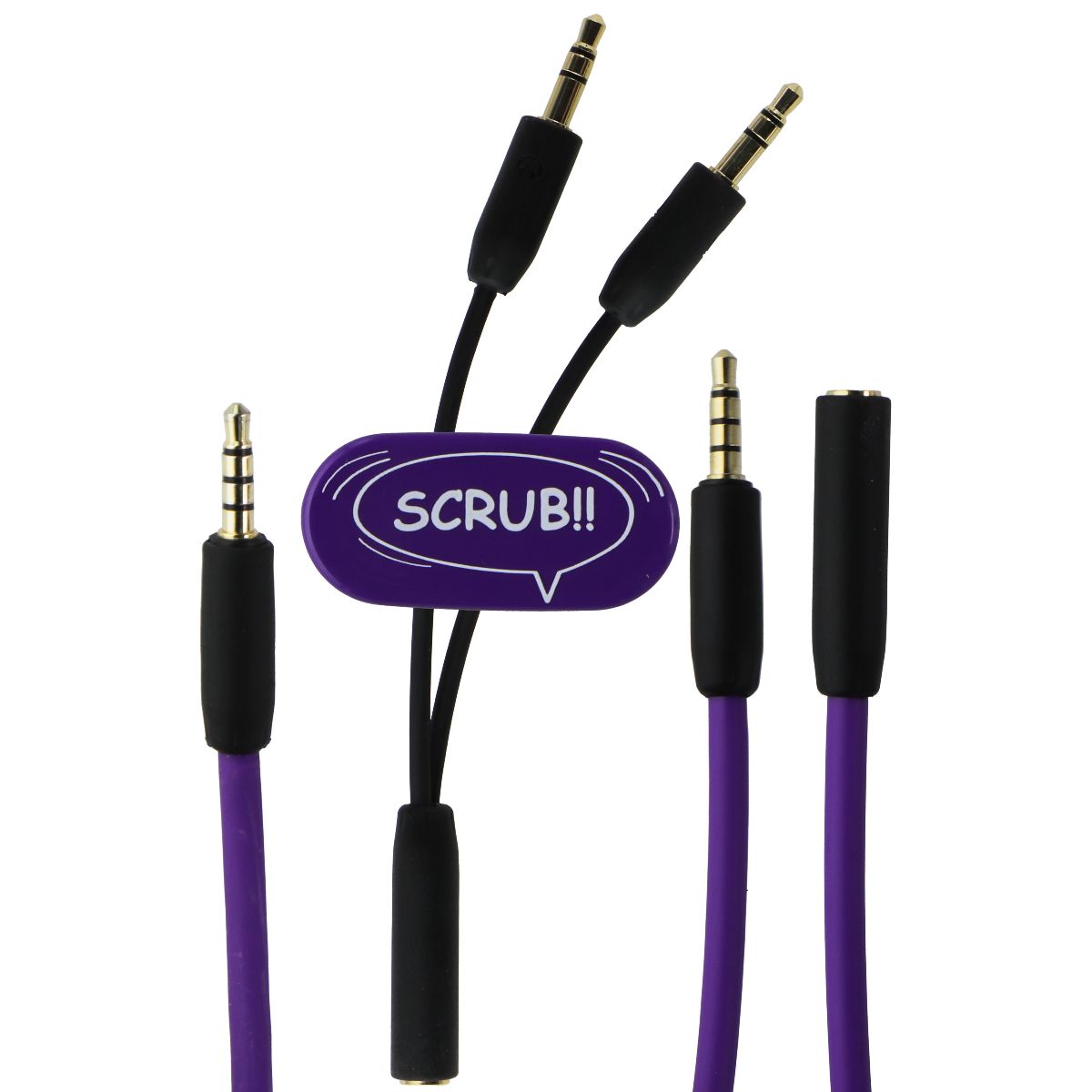 PDP Victrix Pro AF Premium Wired Gaming Headset for PS5/PS4/PC - Black/Purple Gaming/Console - Headsets PDP - Simple Cell Bulk Wholesale Pricing - USA Seller