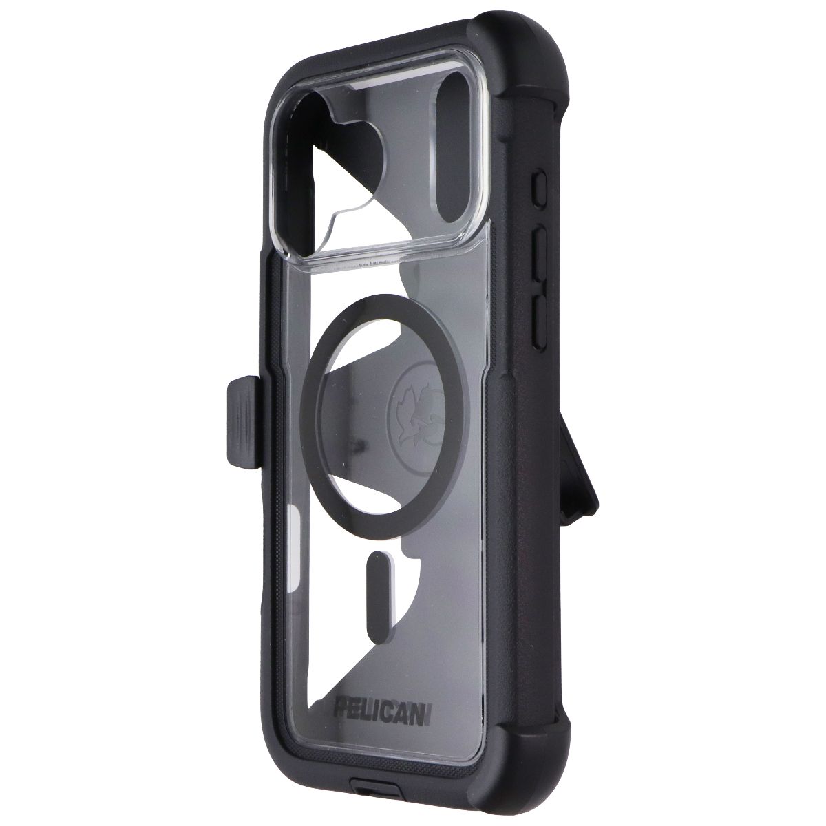 Pelican Voyager Case and Holster for MagSafe for iPhone 17 Pro Max - Black/Clear Cell Phone - Cases, Covers & Skins Pelican - Simple Cell Bulk Wholesale Pricing - USA Seller