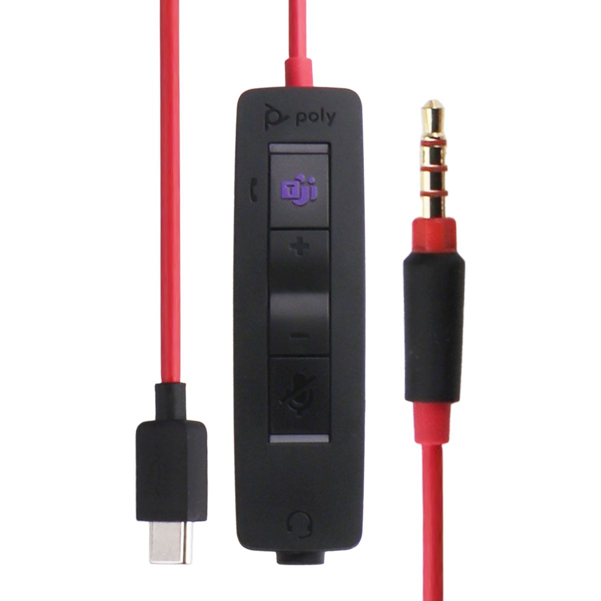 Poly Plantronics - Blackwire 3325 Wired Stereo USB-C Headset with Boom Mic Computer Accessories - Headsets Poly (Plantronics + Polycom) - Simple Cell Bulk Wholesale Pricing - USA Seller