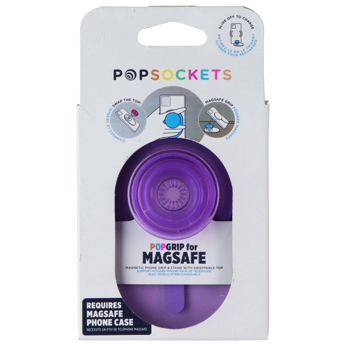 PopSockets PopGrip Magnetic Grip and Stand for MagSafe - Warm Lavender Cell Phone - Mounts & Holders PopSockets - Simple Cell Bulk Wholesale Pricing - USA Seller