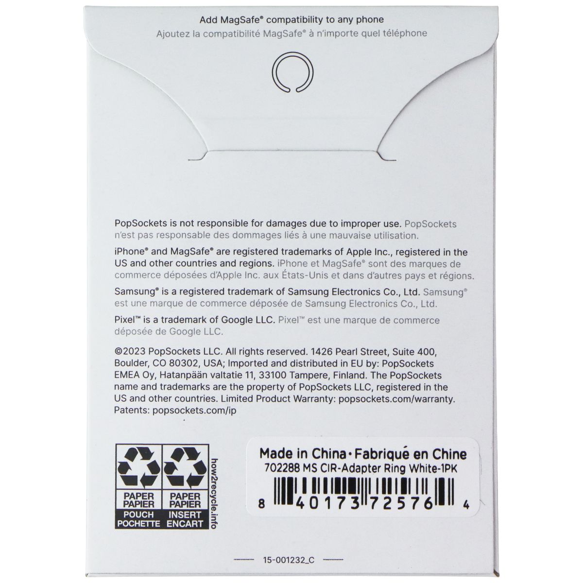 PopSockets Magnetic Phone Grip and Stand for MagSafe - Enamel Flamingo Cell Phone - Mounts & Holders PopSockets - Simple Cell Bulk Wholesale Pricing - USA Seller