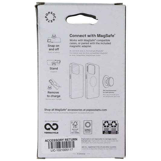 PopSockets Magnetic Phone Grip and Stand for MagSafe - Clay Cell Phone - Mounts & Holders PopSockets - Simple Cell Bulk Wholesale Pricing - USA Seller