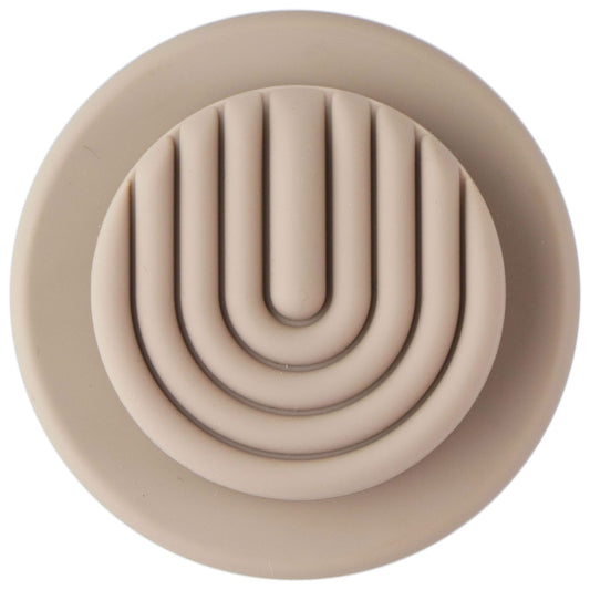 PopSockets Phone Grip for MagSafe with Swappable Top - Curves Latte (Brown)