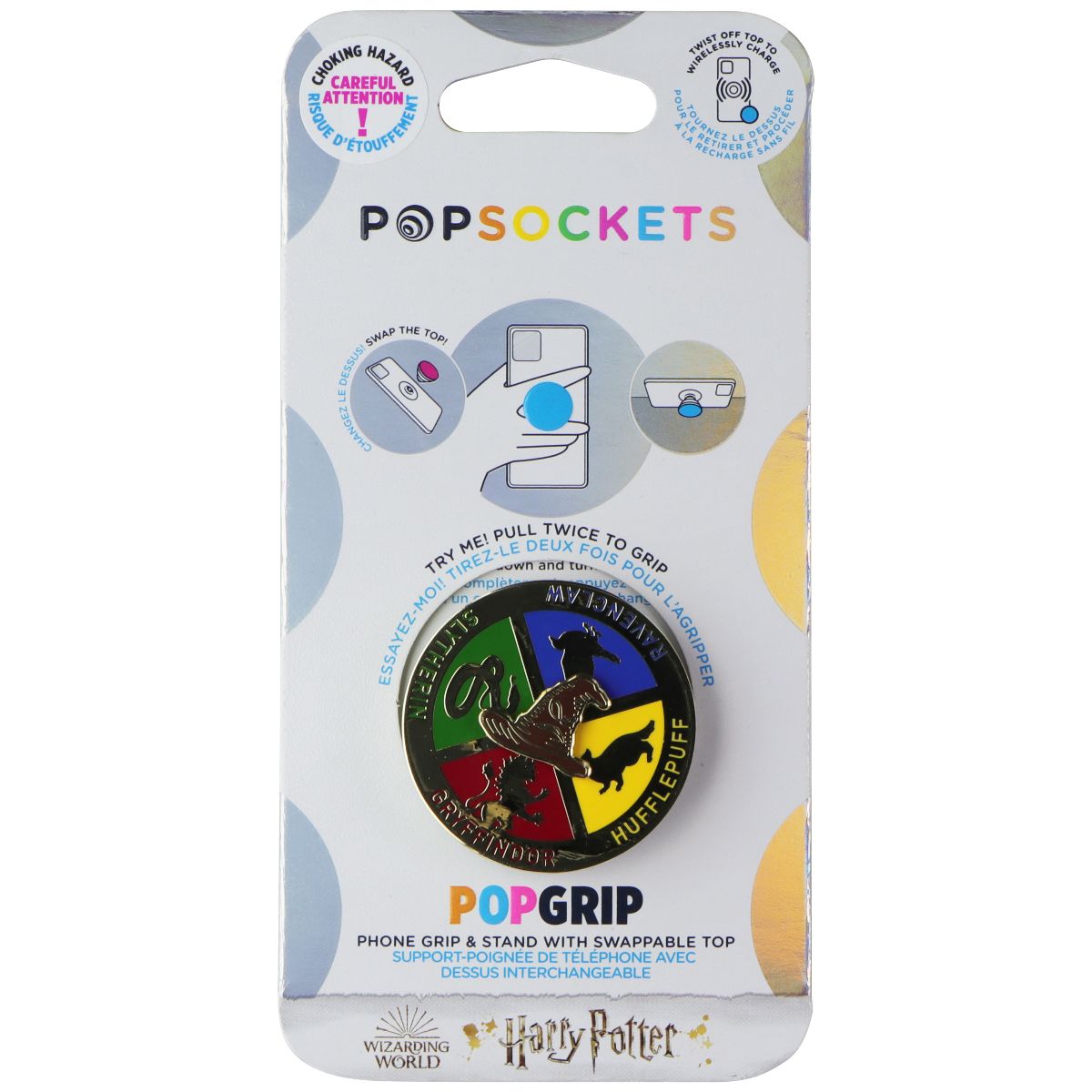 PopSockets Swappable Phone Grip & Stand - Harry Potter/Spinner Sorting Hat Cell Phone - Mounts & Holders PopSockets - Simple Cell Bulk Wholesale Pricing - USA Seller