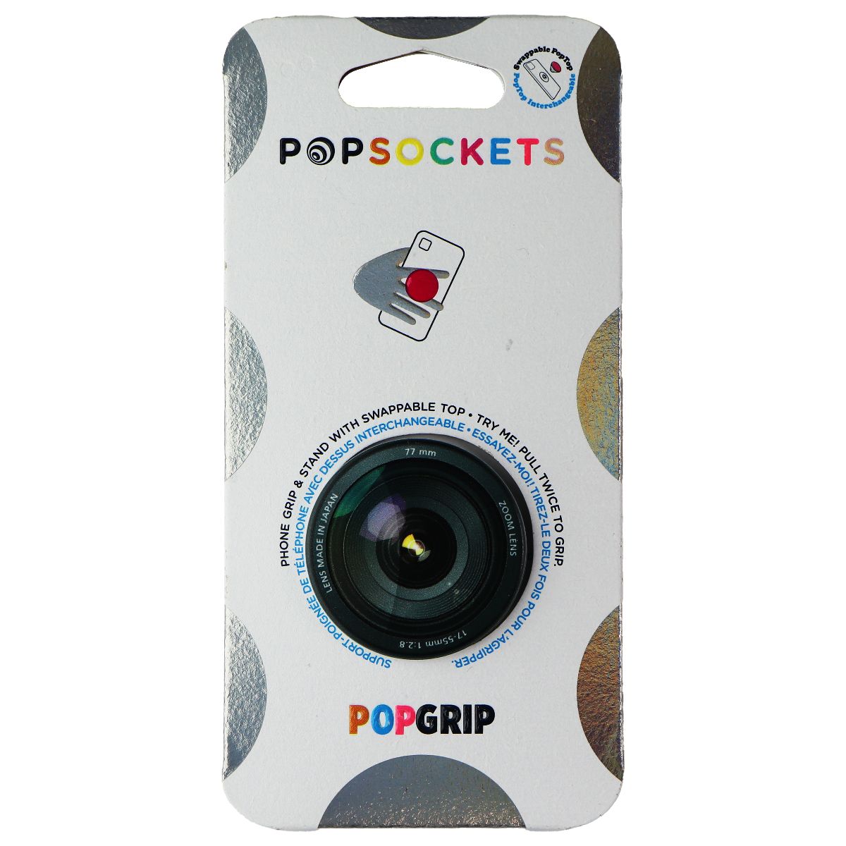 PopSockets PopGrip Series Phone Grip for Phones and Tablets - Shutter Cell Phone - Mounts & Holders PopSockets - Simple Cell Bulk Wholesale Pricing - USA Seller