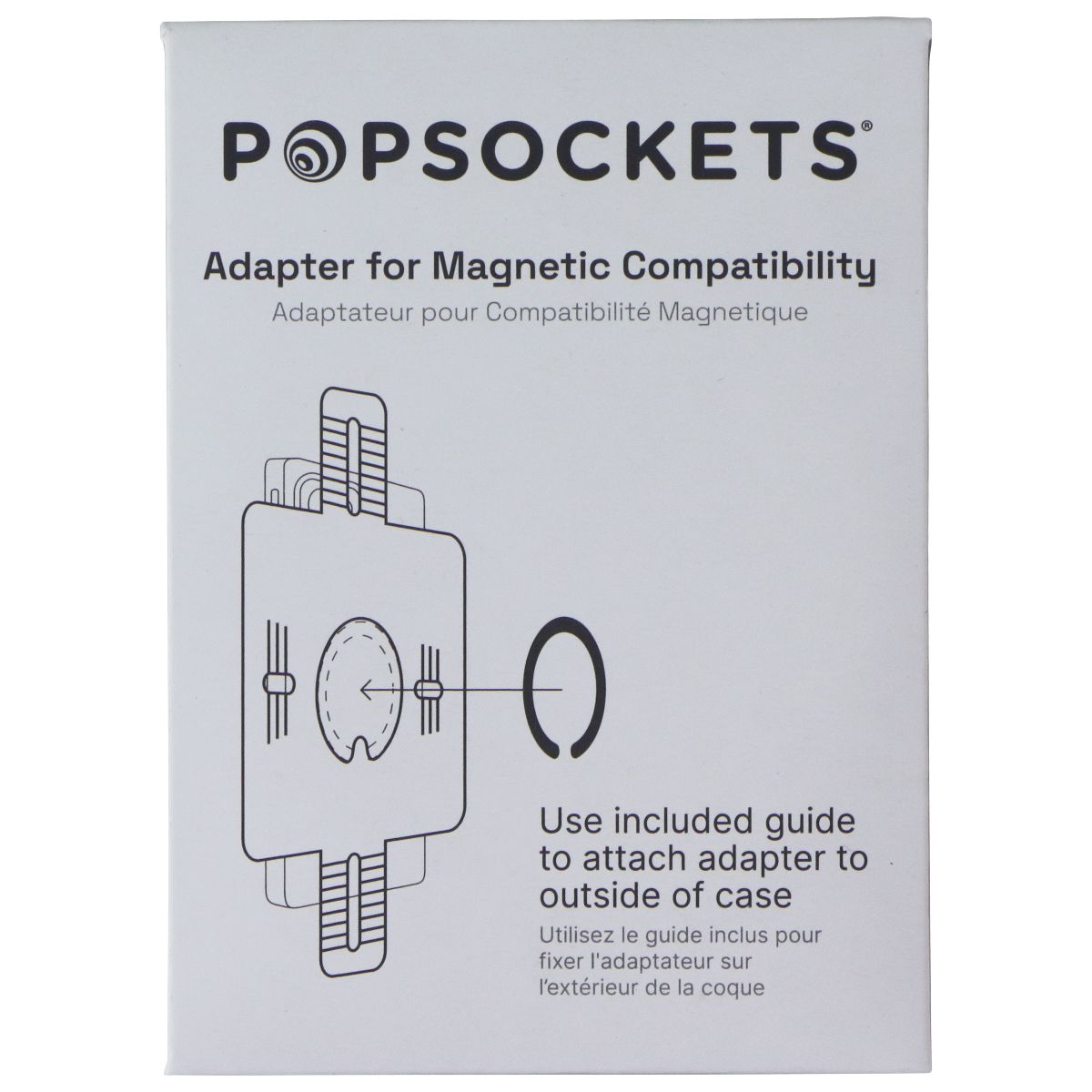 PopSockets Magnetic Phone Grip/Stand for MagSafe (Swap Top) - Ripple Iridescent Cell Phone - Mounts & Holders PopSockets - Simple Cell Bulk Wholesale Pricing - USA Seller