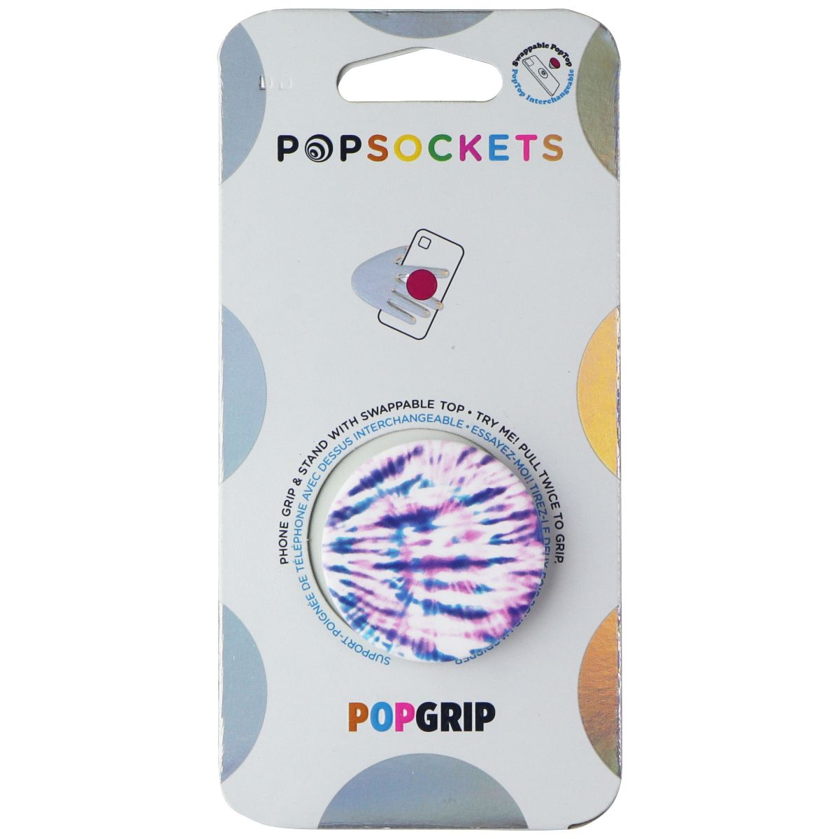 PopSockets PopGrip with Swappable Top for Phones and Tablets - Woodstock Cell Phone - Mounts & Holders PopSockets - Simple Cell Bulk Wholesale Pricing - USA Seller