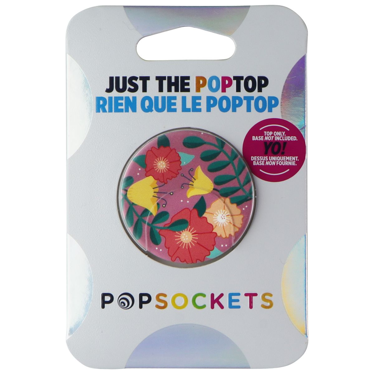 PopSockets PopGrip Swappable Top - Folk Floral (Top Only/No Base) Cell Phone - Mounts & Holders PopSockets - Simple Cell Bulk Wholesale Pricing - USA Seller