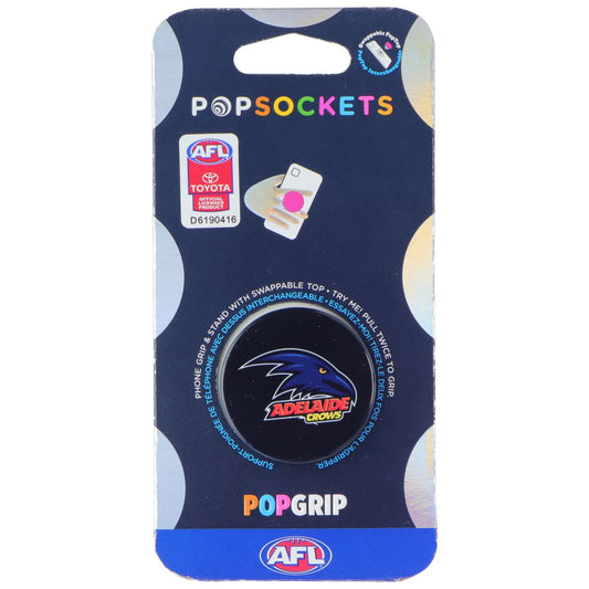 PopSockets PopGrip Expanding Stand Grip w/ Swappable Top - AFL Adelaide Crows Cell Phone - Mounts & Holders PopSockets - Simple Cell Bulk Wholesale Pricing - USA Seller