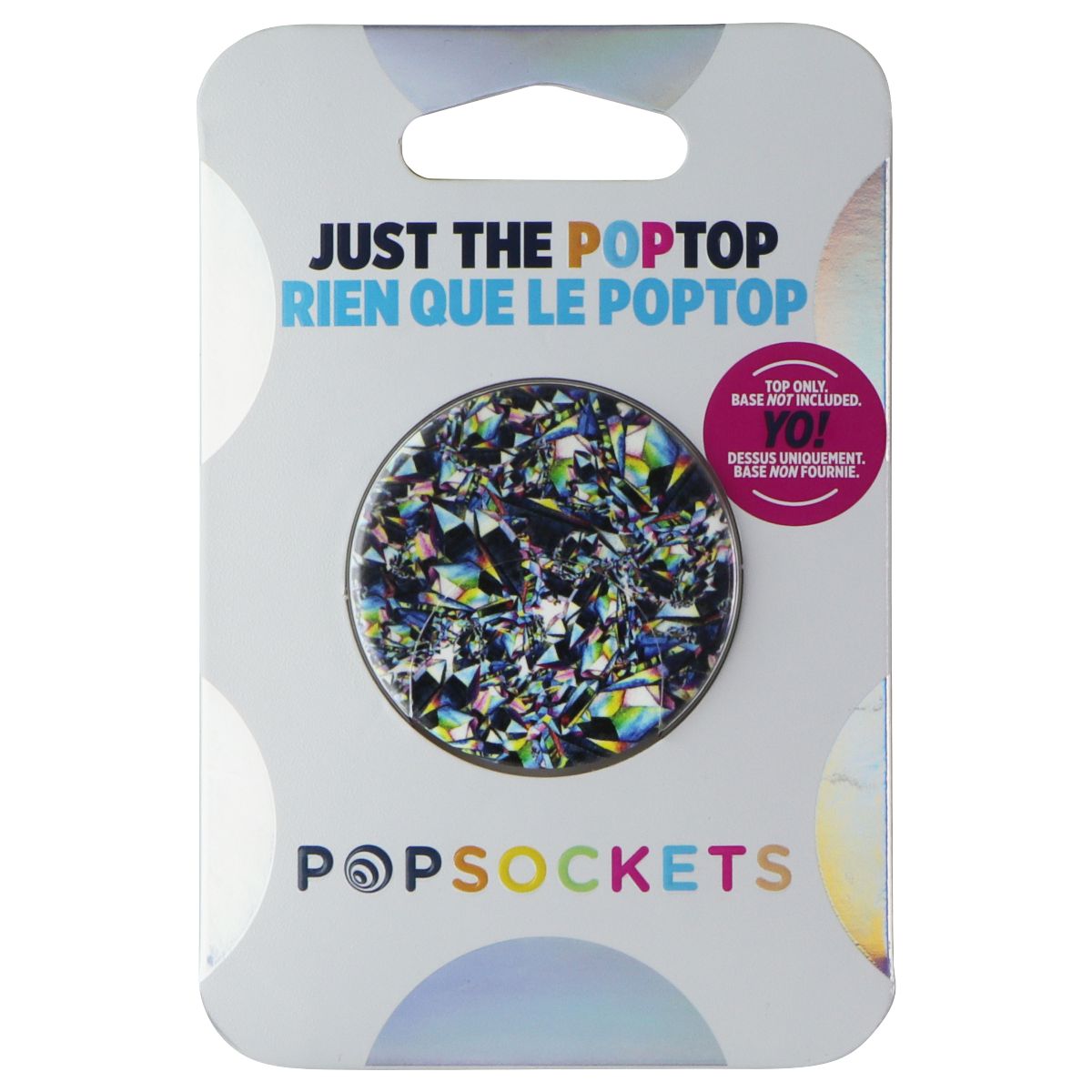 PopSockets PopGrip Swappable Top - Mirror Glass (Top Only/No Base) Cell Phone - Mounts & Holders PopSockets - Simple Cell Bulk Wholesale Pricing - USA Seller