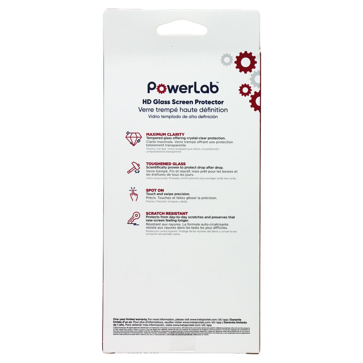 Powerlab - Tempered Glass iPhone 14/ 14 Pro/iPhone 13/13 Pro - Clear Cell Phone - Screen Protectors PowerLab - Simple Cell Bulk Wholesale Pricing - USA Seller